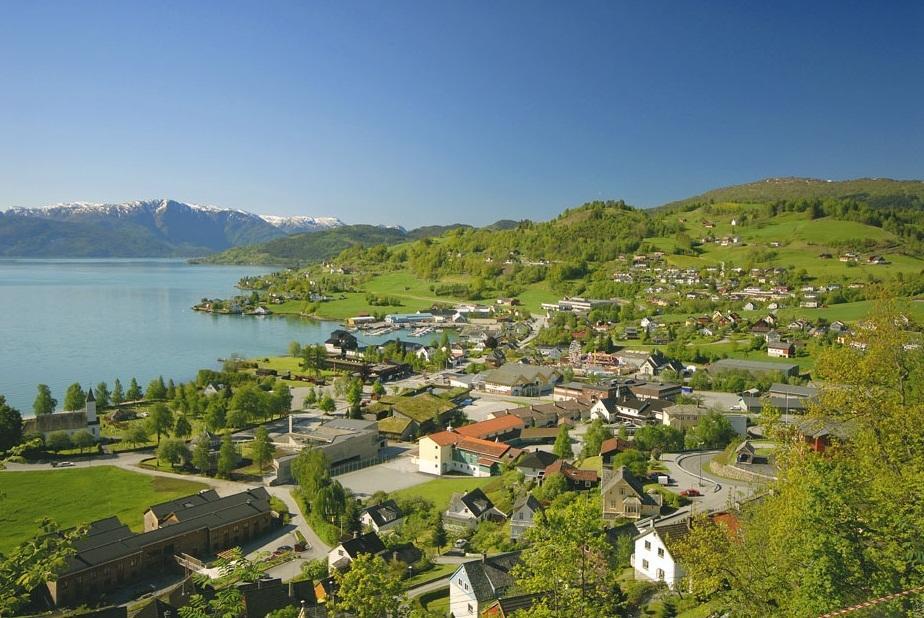 Hardangerfjord Hotel Øystese Buitenkant foto